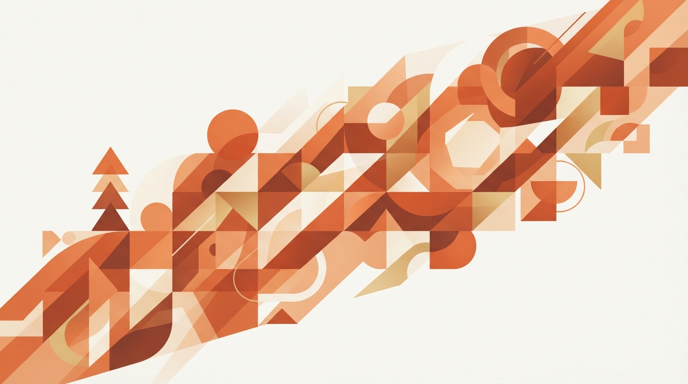 Abstract geometric vector patterns.