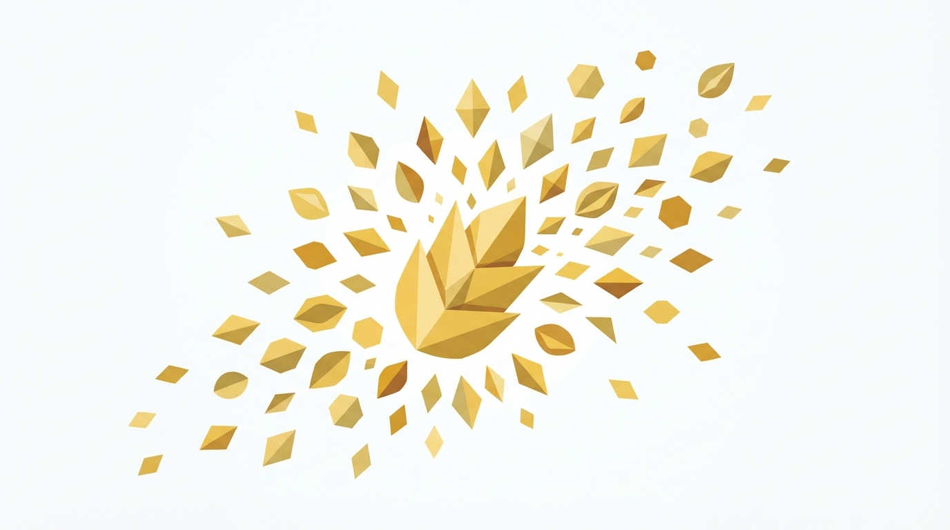 Conceptual illustration of exploded grains