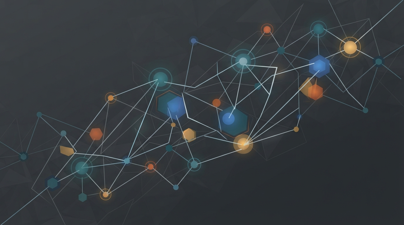 Abstract nodes representing security networks