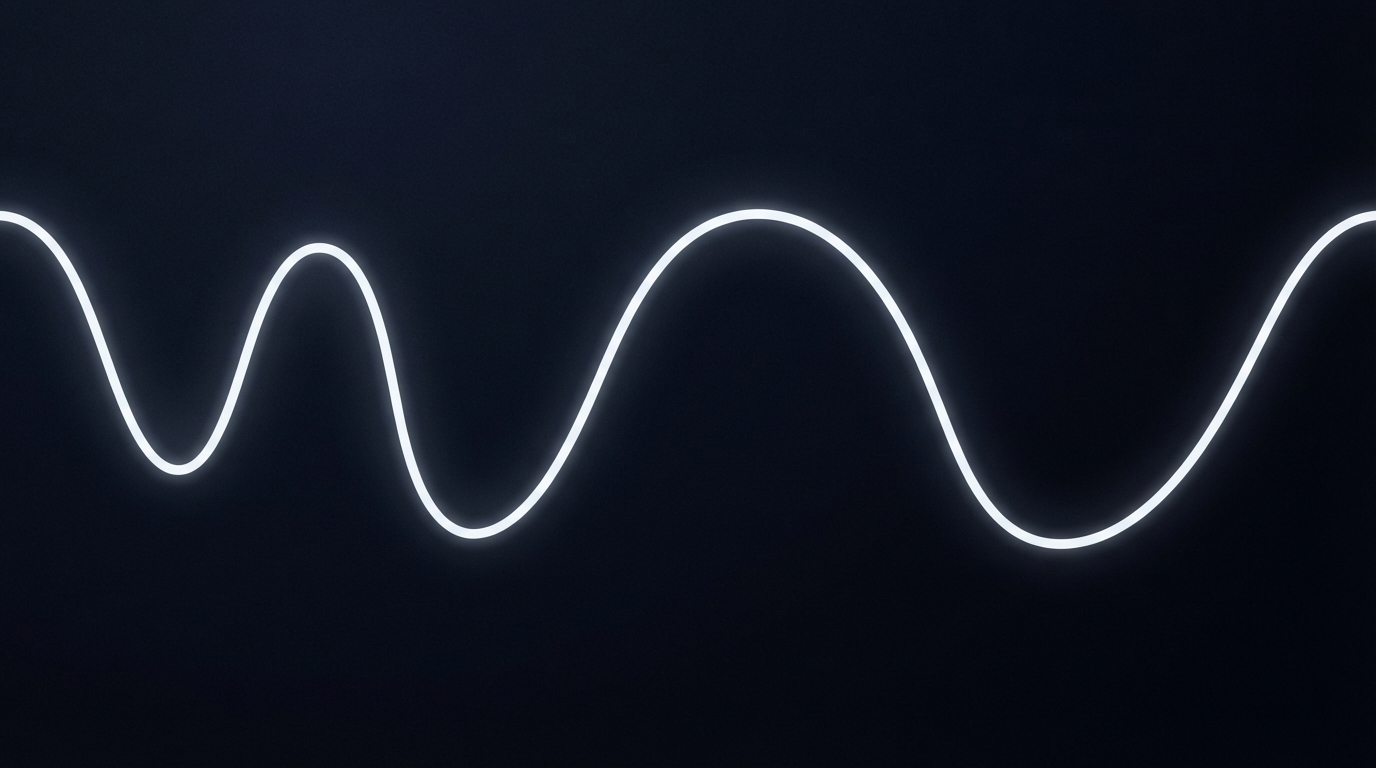 Abstract visual of health metrics tracking