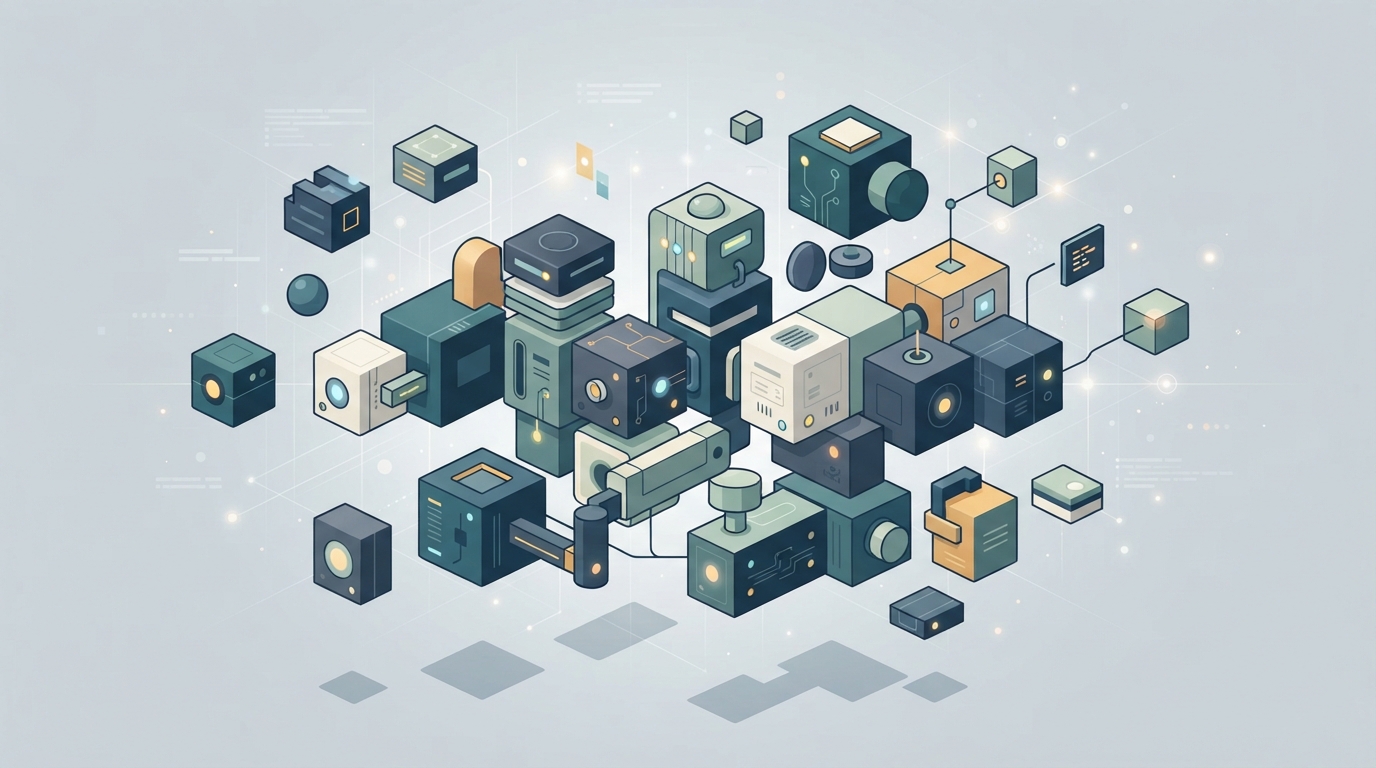 Abstract modular building blocks