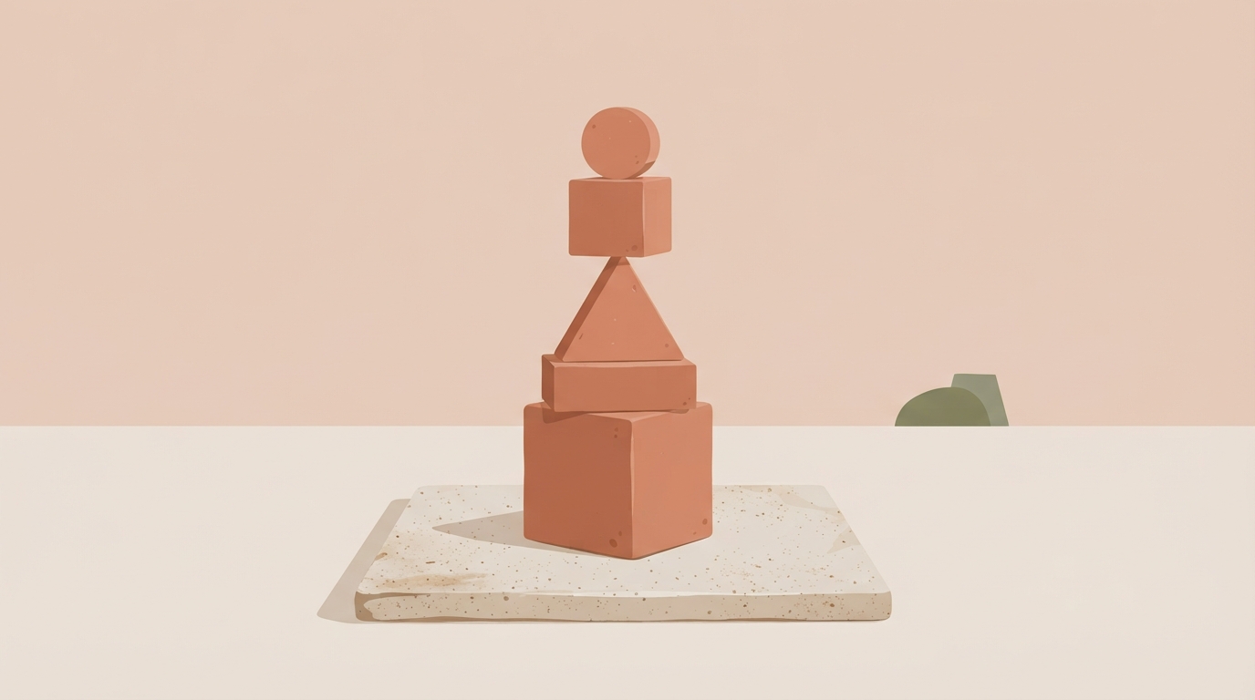 Terracotta soap bars on ceramic tile