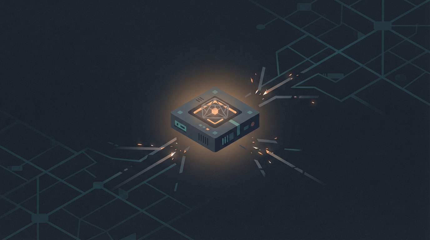Abstract concept of secure, localized on-premise artificial intelligence