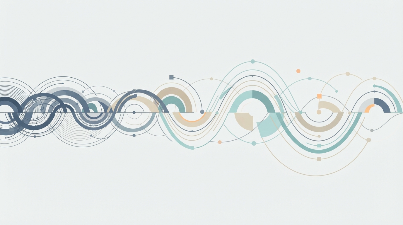 Abstract soundwaves in minimal vector style