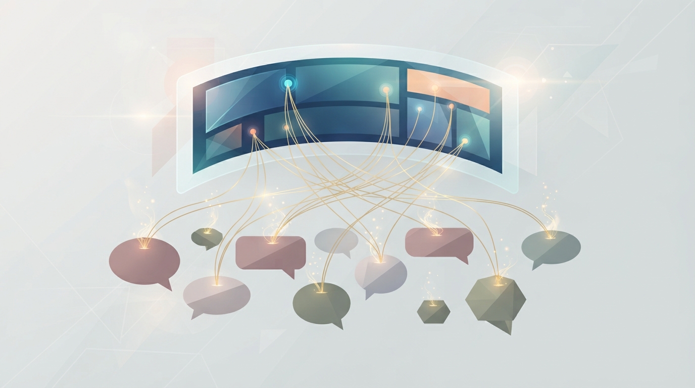 Abstract data extraction from conversation bubbles