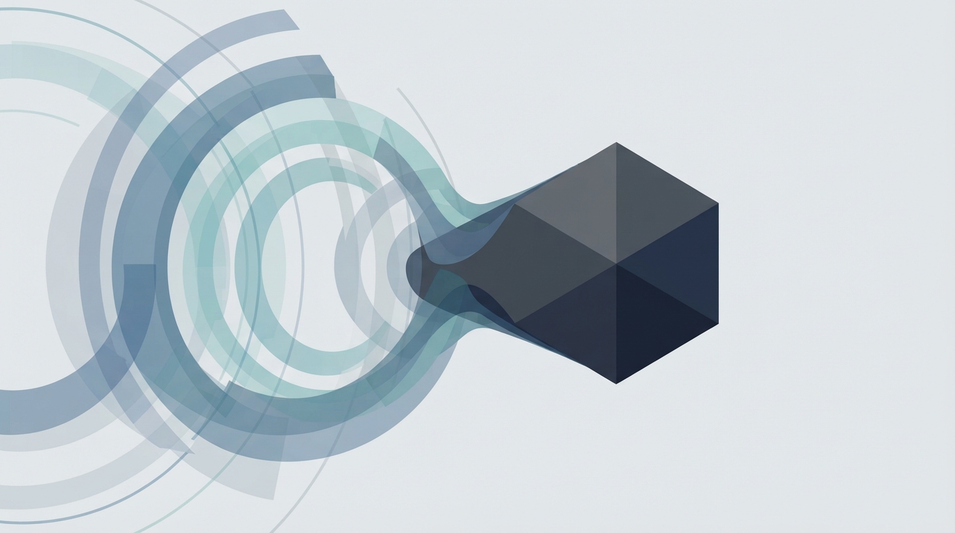 Abstract sound wave isolation graphic