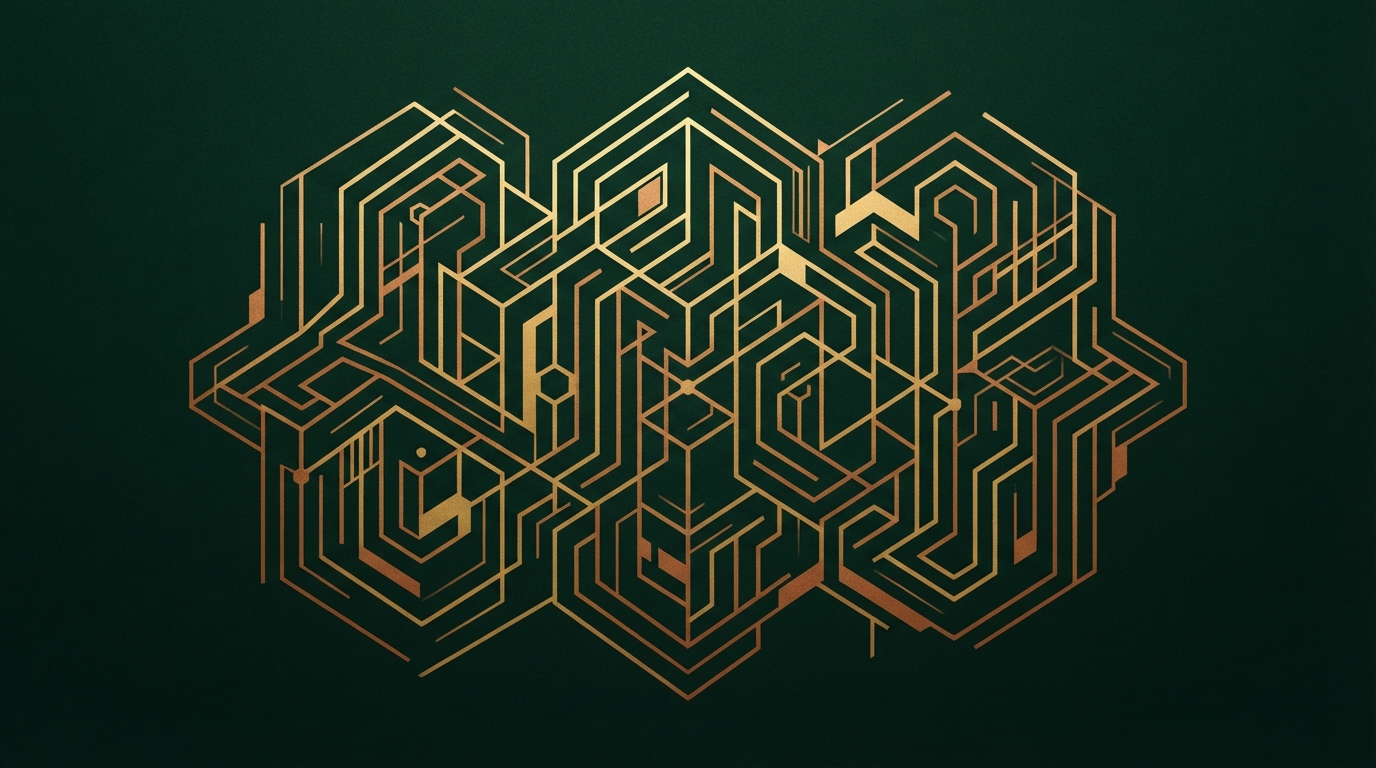 Abstract circuit board concept.